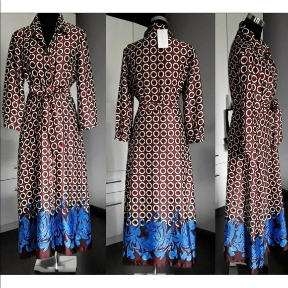 NWT ZARA 2 piece GEOMETRIC PRINTED DRESS and PANTS - Picture 6 of 12